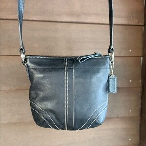 Coach Y2K Small Leather Hobo Crossbody Bag